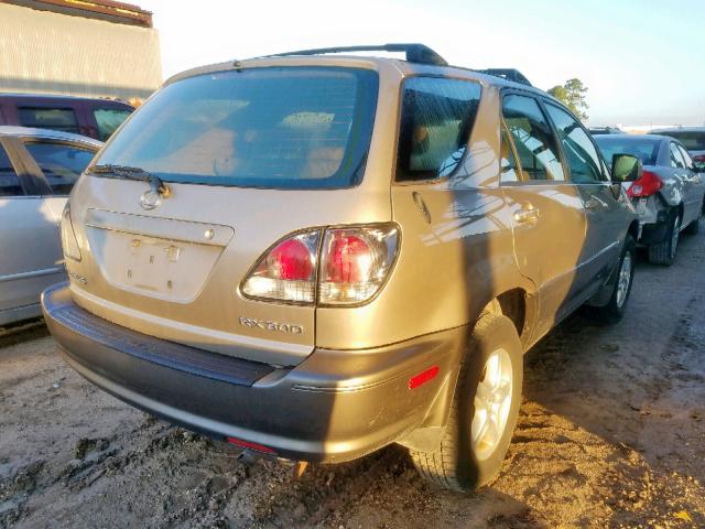 JTJHF10U330300496 - 2003 LEXUS RX 300 GOLD photo 4