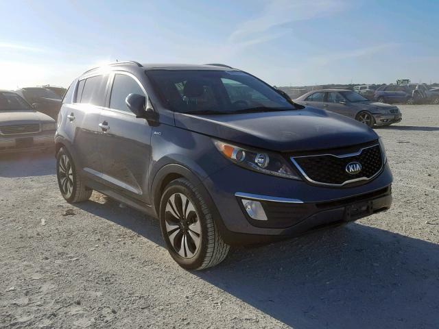 KNDPCCA68D7505047 - 2013 KIA SPORTAGE S BLUE photo 1