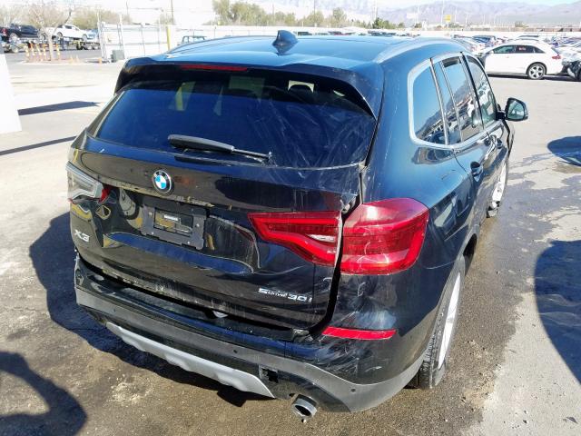 5UXTR7C54KLR43673 - 2019 BMW X3 SDRIVE3 BLACK photo 4