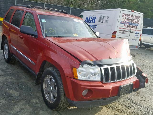 1J8HR58215C677648 - 2005 JEEP GRAND CHER RED photo 1