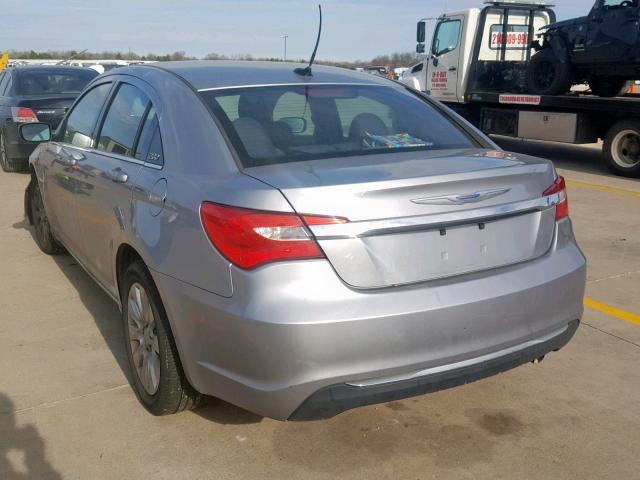 1C3CCBAB2EN208900 - 2014 CHRYSLER 200 LX SILVER photo 3