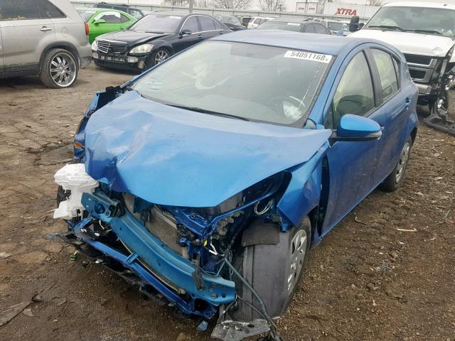 JTDKDTB36F1580847 - 2015 TOYOTA PRIUS C BLUE photo 2