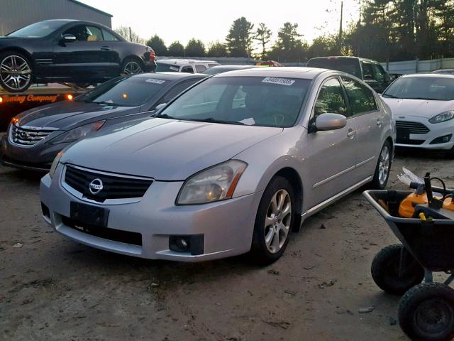 1N4BA41E67C832187 - 2007 NISSAN MAXIMA SE GRAY photo 2