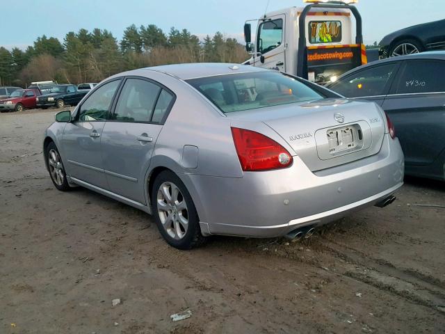 1N4BA41E67C832187 - 2007 NISSAN MAXIMA SE GRAY photo 3