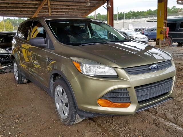 1FMCU0F75DUB28833 - 2013 FORD ESCAPE S GREEN photo 1