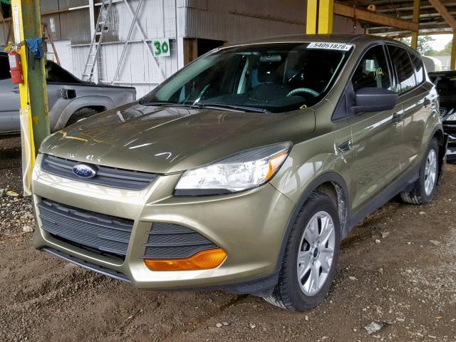 1FMCU0F75DUB28833 - 2013 FORD ESCAPE S GREEN photo 2