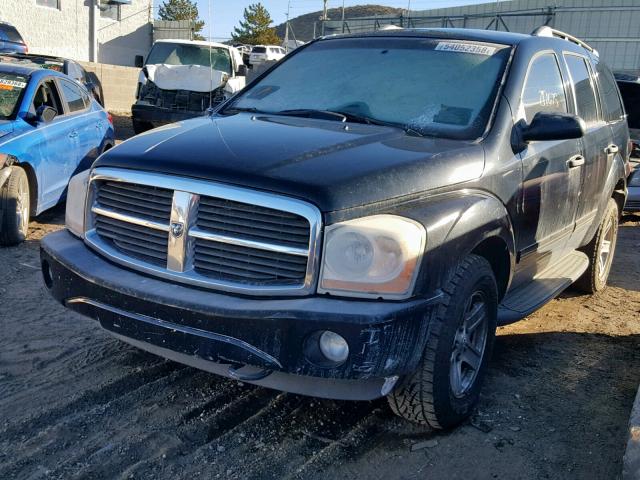 1D4HB48D65F546305 - 2005 DODGE DURANGO SL BLACK photo 2