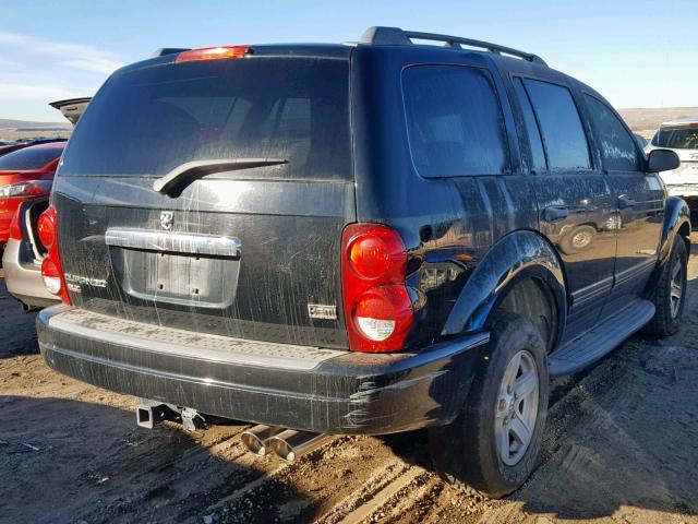 1D4HB48D65F546305 - 2005 DODGE DURANGO SL BLACK photo 4