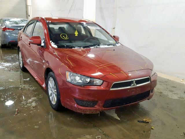 JA32U2FU7FU022158 - 2015 MITSUBISHI LANCER ES RED photo 1