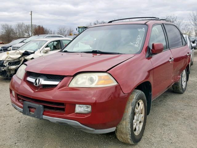 2HNYD18964H550685 - 2004 ACURA MDX TOURIN RED photo 2