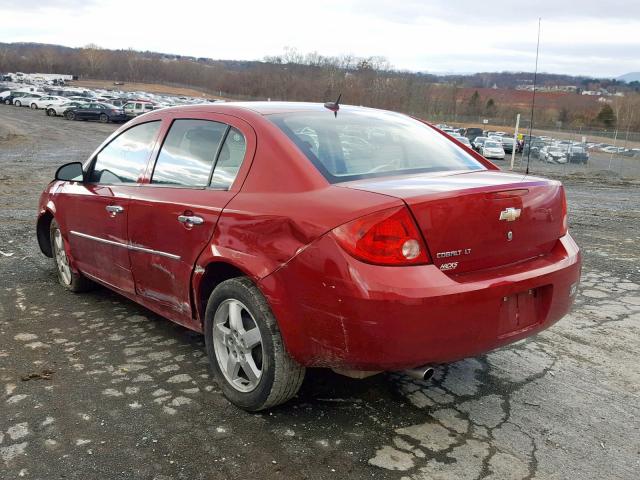 1G1AF5F52A7166718 - 2010 CHEVROLET COBALT 2LT RED photo 3