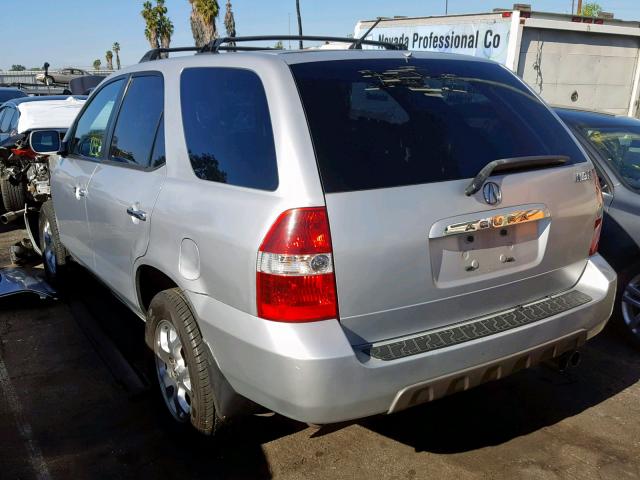 2HNYD18851H505319 - 2001 ACURA MDX TOURIN GRAY photo 3