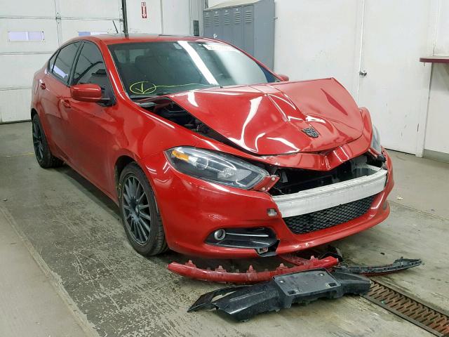 1C3CDFBA4DD268417 - 2013 DODGE DART SXT RED photo 1