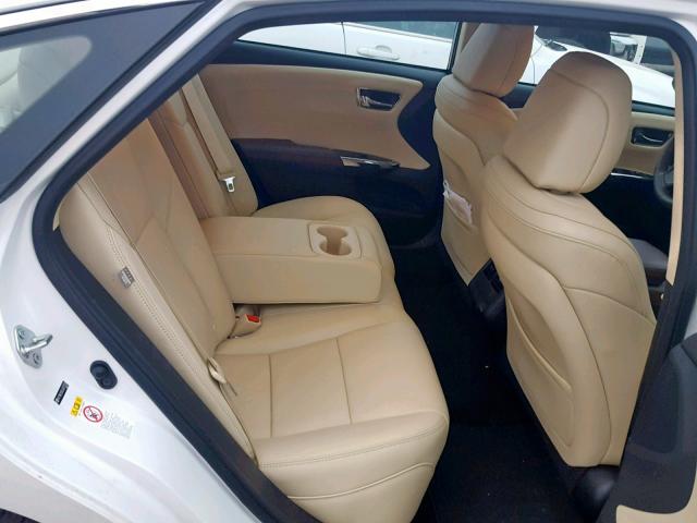 4T1BK1EB5JU277235 - 2018 TOYOTA AVALON XLE WHITE photo 6