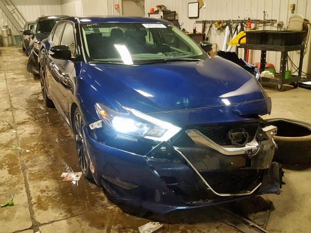 1N4AA6AP9GC443648 - 2016 NISSAN MAXIMA 3.5 BLUE photo 1