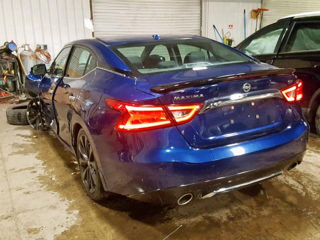 1N4AA6AP9GC443648 - 2016 NISSAN MAXIMA 3.5 BLUE photo 3