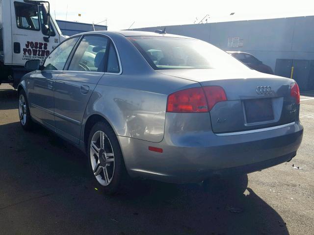 WAUAF78E96A248050 - 2006 AUDI A4 2 GRAY photo 3