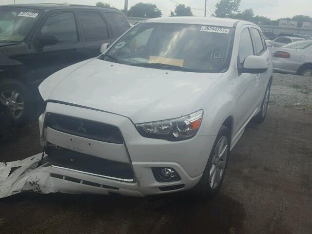 JA4AR4AU2CZ006279 - 2012 MITSUBISHI OUTLANDER WHITE photo 2