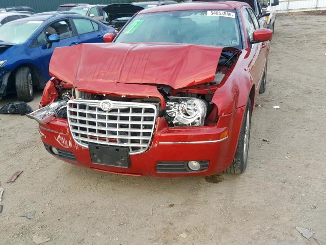 2C3KK53G17H657795 - 2007 CHRYSLER 300 TOURIN RED photo 9