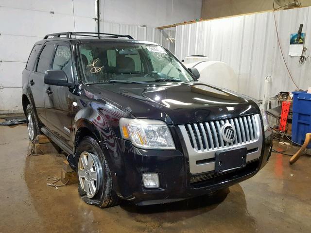 4M2CU91Z28KJ06706 - 2008 MERCURY MARINER BLACK photo 1