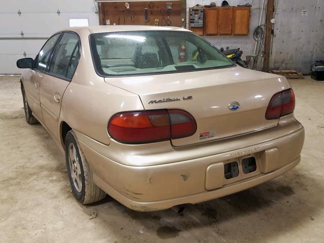 1G1NE52J13M639374 - 2003 CHEVROLET MALIBU LS 金色 照片 3