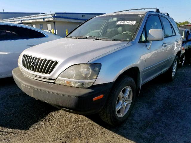 JT6HF10U0X0053793 - 1999 LEXUS RX 300 GRAY photo 2