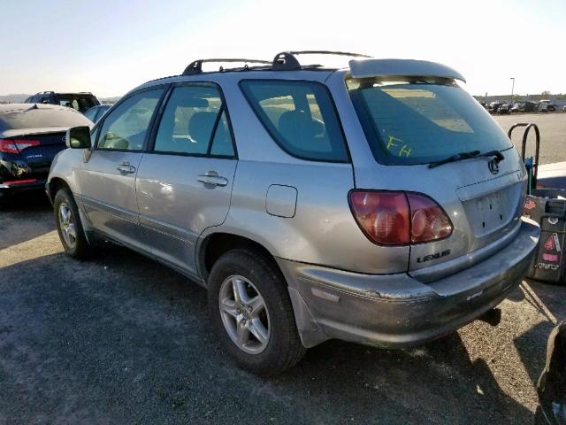 JT6HF10U0X0053793 - 1999 LEXUS RX 300 GRAY photo 3