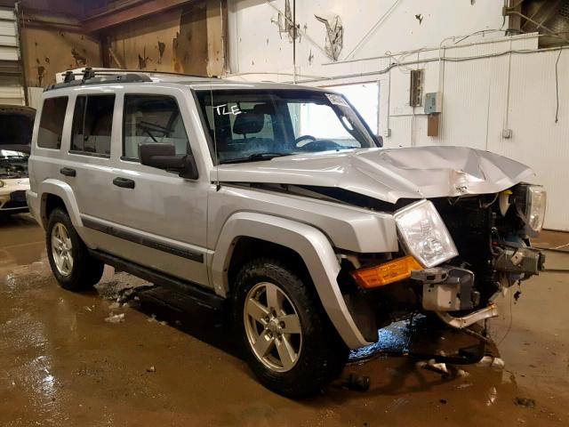 1J8HG48K16C252464 - 2006 JEEP COMMANDER SILVER photo 1