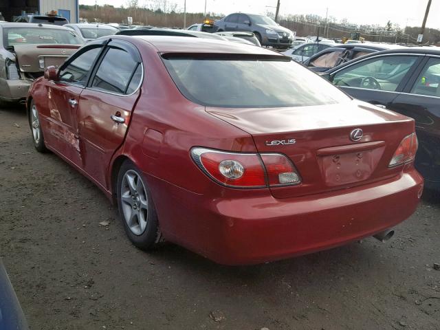 JTHBF30G330122151 - 2003 LEXUS ES 300 RED photo 3