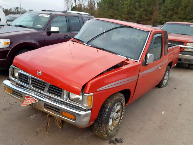 1N6SD16S2TC381264 - 1996 NISSAN TRUCK KING RED photo 2
