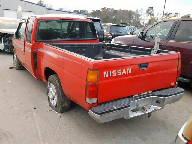1N6SD16S2TC381264 - 1996 NISSAN TRUCK KING RED photo 3