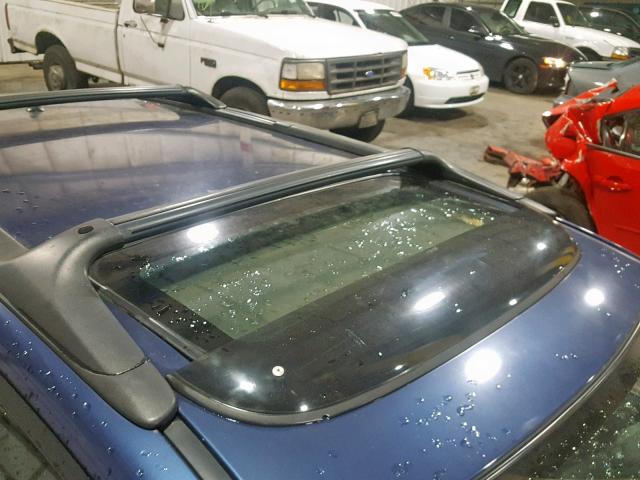 JM1BJ246121619039 - 2002 MAZDA PROTEGE PR BLUE photo 9