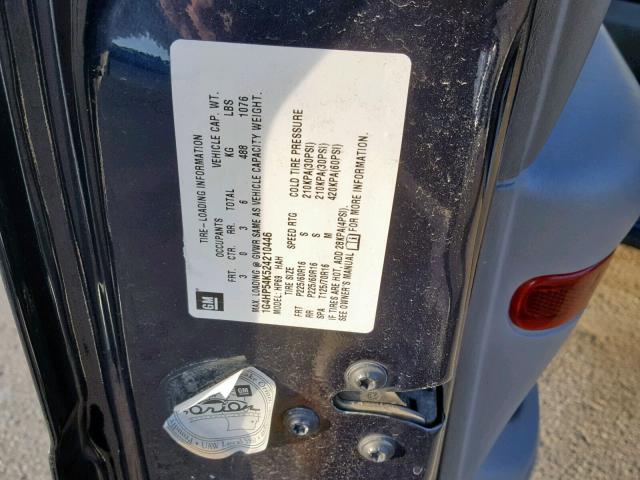 1G4HP54K524210446 - 2002 BUICK LESABRE CU BLUE photo 10