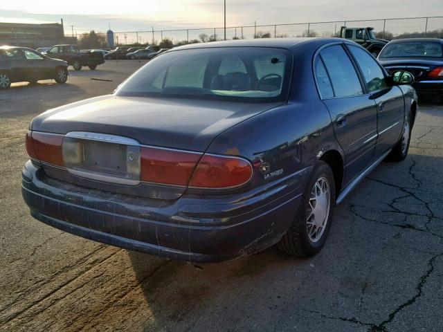 1G4HP54K524210446 - 2002 BUICK LESABRE CU BLUE photo 4