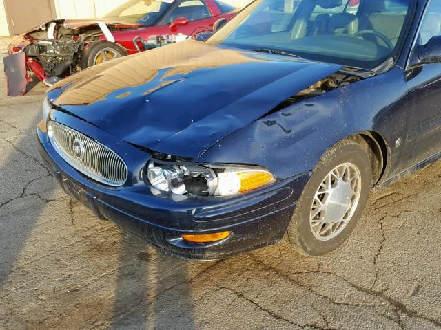 1G4HP54K524210446 - 2002 BUICK LESABRE CU BLUE photo 9