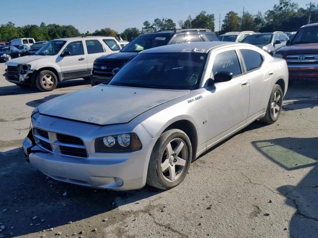 2B3KA33V69H539828 - 2009 DODGE CHARGER SX SILVER photo 2