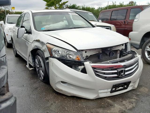 1HGCP3F83CA017575 - 2012 HONDA ACCORD EXL WHITE photo 1