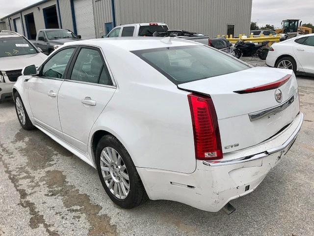 1G6DE5E55D0165152 - 2013 CADILLAC CTS LUXURY WHITE photo 3