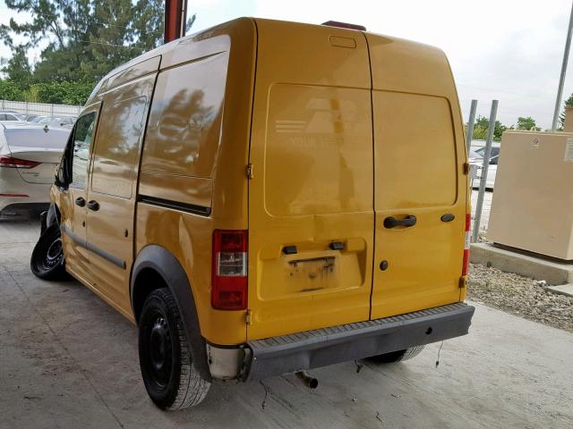 NM0LS7AN8BT064375 - 2011 FORD TRANSIT CO YELLOW photo 3