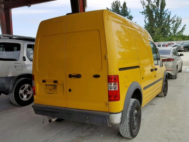 NM0LS7AN8BT064375 - 2011 FORD TRANSIT CO YELLOW photo 4
