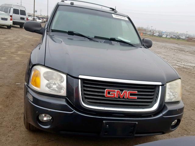 1GKDT13S052201554 - 2005 GMC ENVOY BLACK photo 9