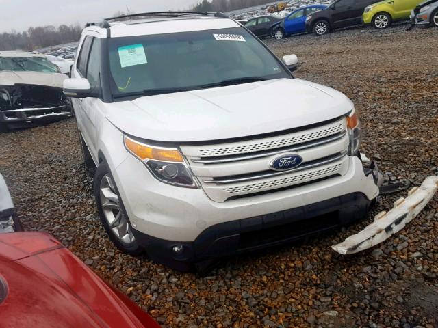 1FMHK7F89BGA63588 - 2011 FORD EXPLORER L WHITE photo 1