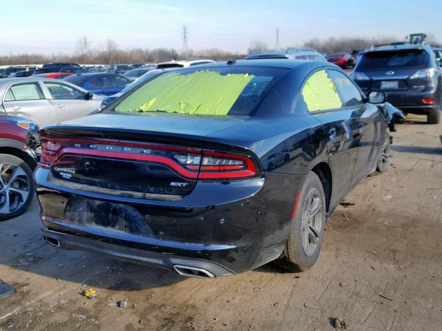 2C3CDXBG0JH319114 - 2018 DODGE CHARGER SX BLACK photo 4