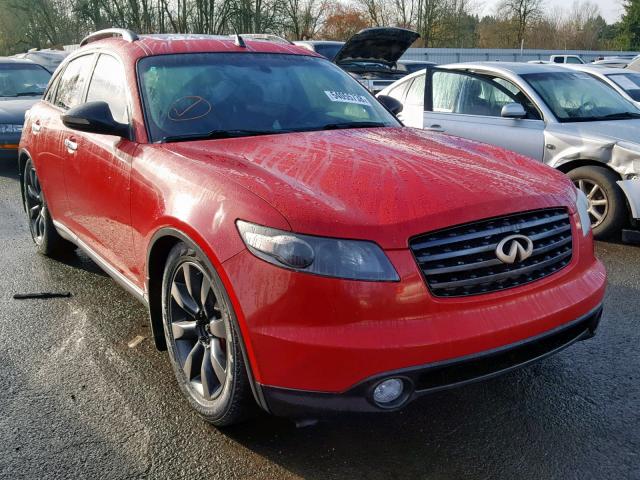 JNRBS08W73X003498 - 2003 INFINITI FX45 RED photo 1