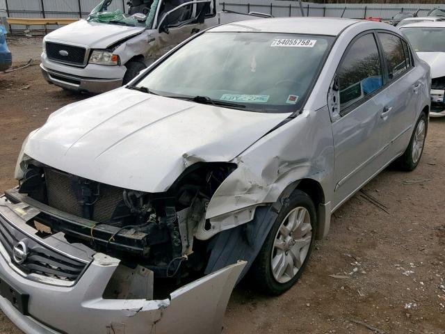 3N1AB6AP9AL616624 - 2010 NISSAN SENTRA 2.0 SILVER photo 2