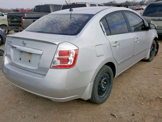 3N1AB6AP9AL616624 - 2010 NISSAN SENTRA 2.0 SILVER photo 4