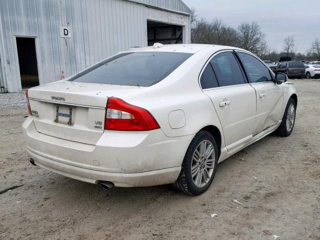 YV1AH852671035677 - 2007 VOLVO S80 V8 WHITE photo 4