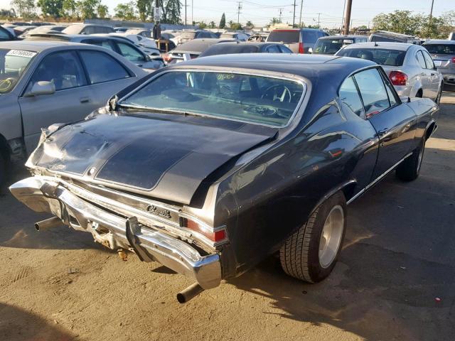 136378Z155254 - 1968 CHEVROLET CHEVELL SS GRAY photo 4