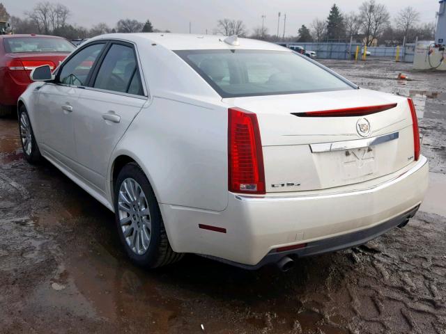 1G6DL5EV4A0110662 - 2010 CADILLAC CTS PERFOR WHITE photo 3