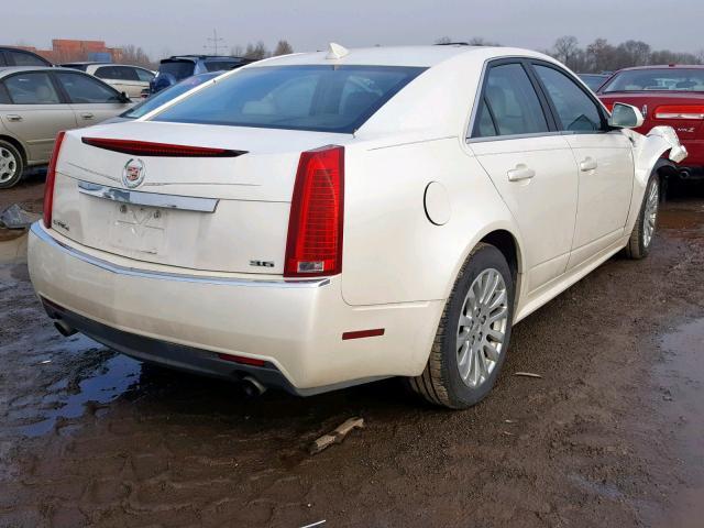 1G6DL5EV4A0110662 - 2010 CADILLAC CTS PERFOR WHITE photo 4